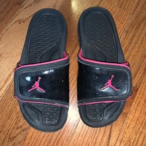 jordan slides womens pink